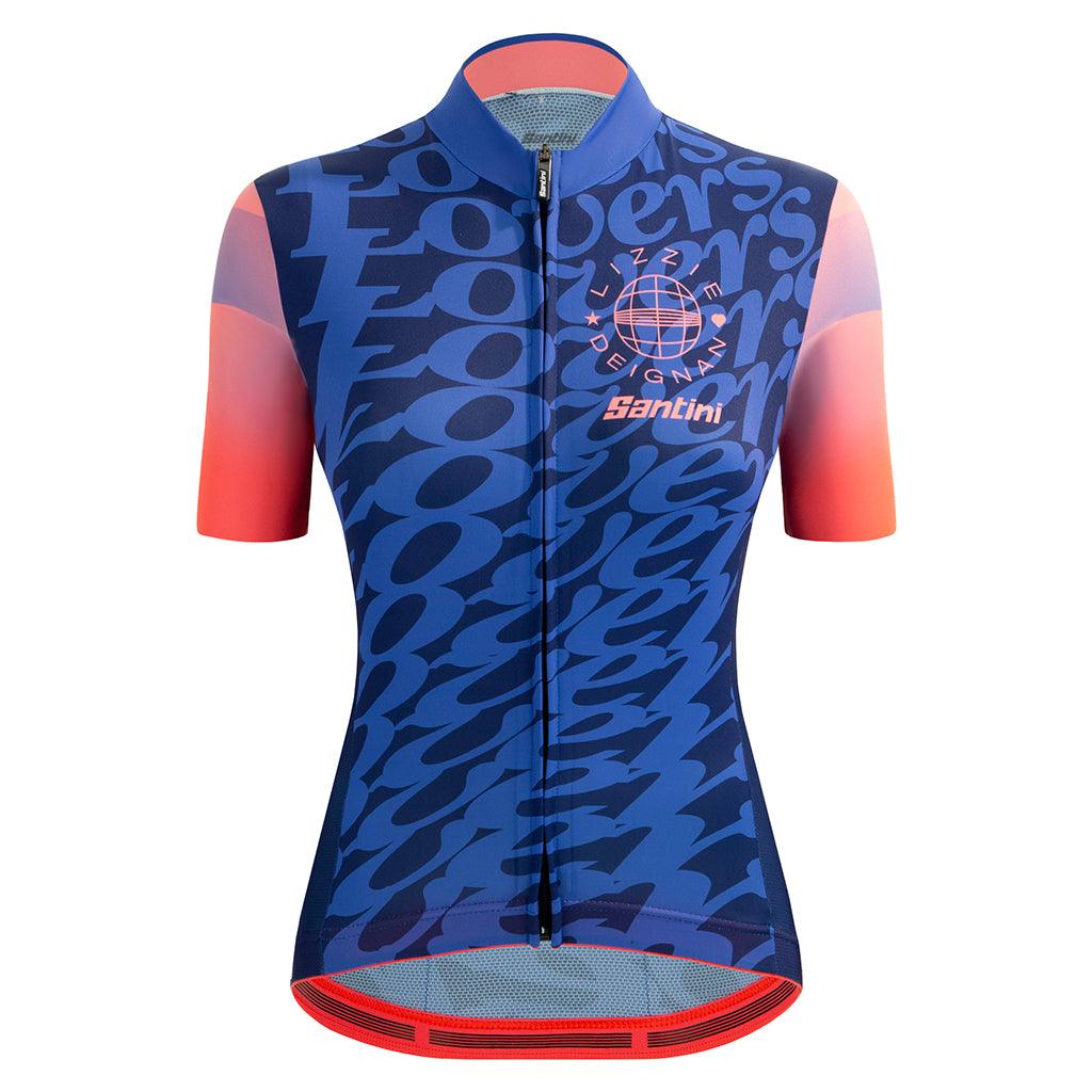 Santini Lizzie Lovers Women's Cycling Jersey (Print) | Cycling Gears Hub