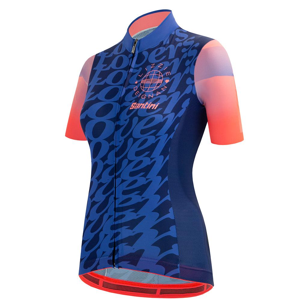 Santini Lizzie Lovers Women's Cycling Jersey (Print) | Cycling Gears Hub