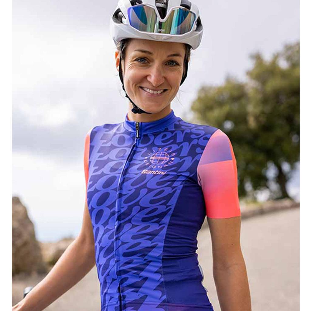 Santini Lizzie Lovers Women's Cycling Jersey (Print) | Cycling Gears Hub