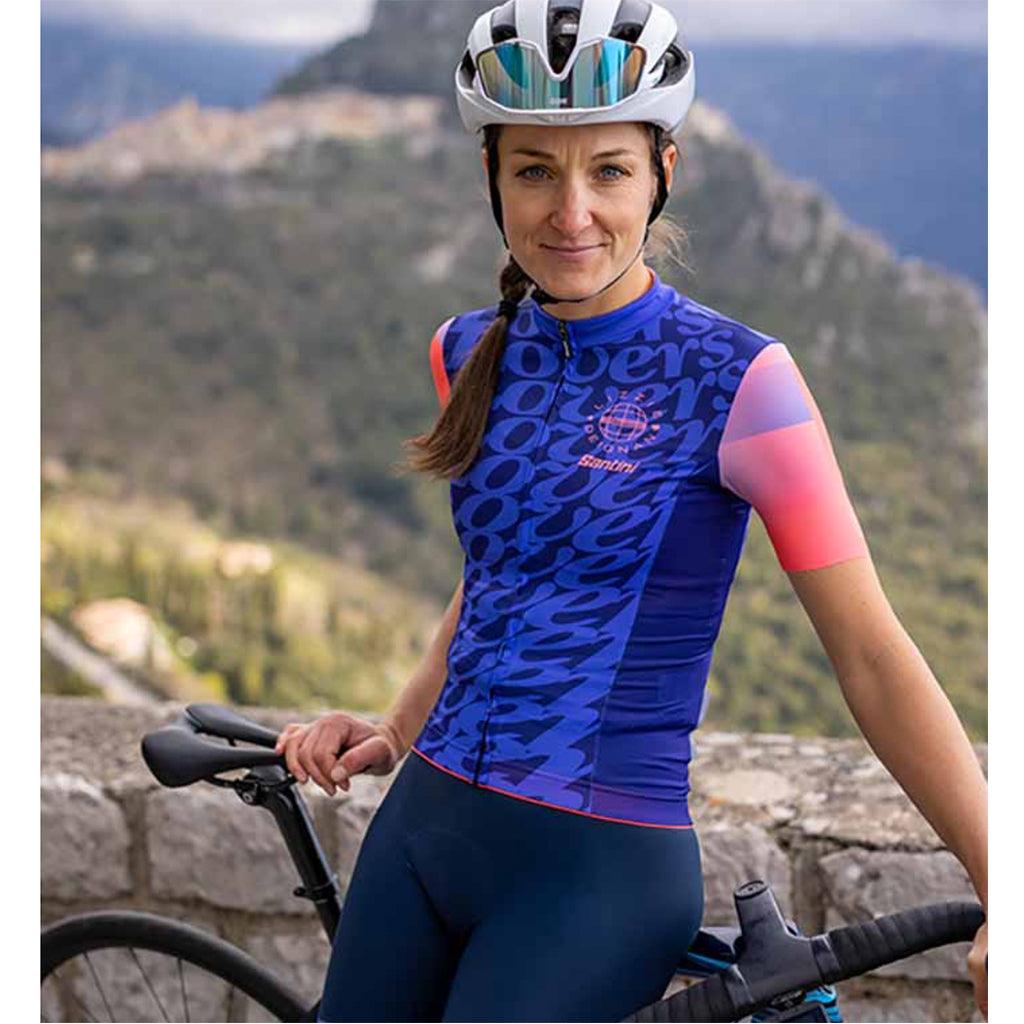 Santini Lizzie Lovers Women's Cycling Jersey (Print) | Cycling Gears Hub