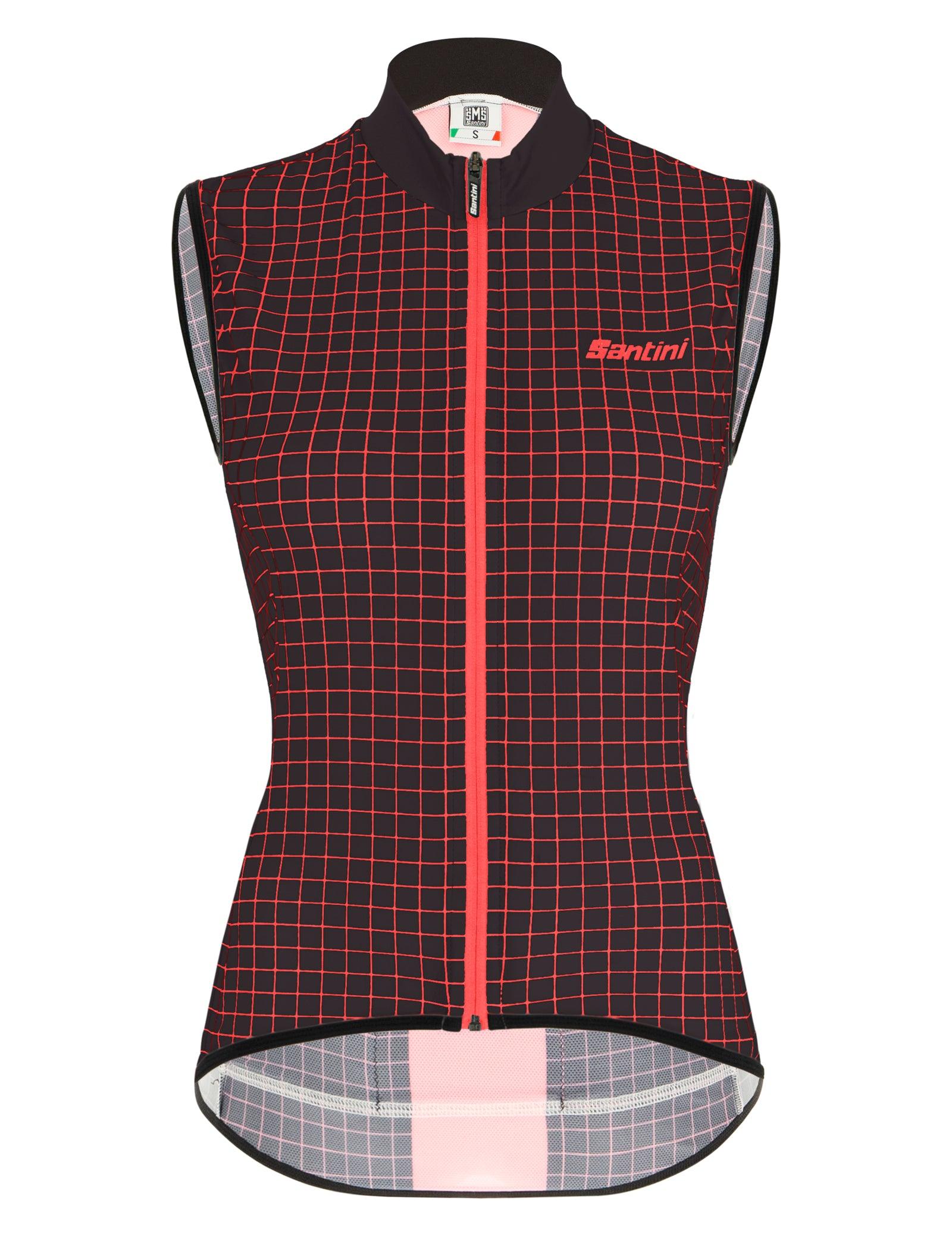 Santini Nebula Women's Vest (Black) | Cycling Gears Hub - Cycling Gears Hub