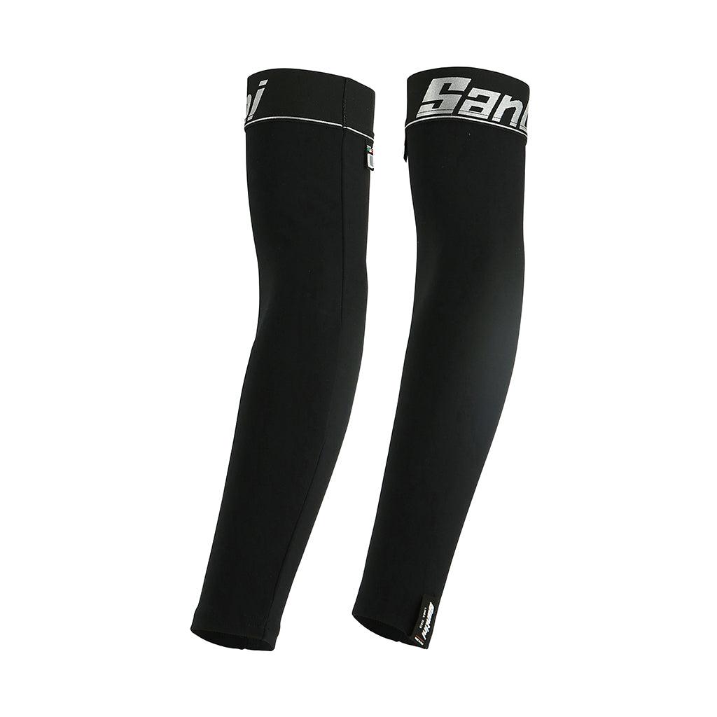 Santini Nuhot Arm Warmers (Black) | Cycling Gears Hub - Cycling Gears Hub