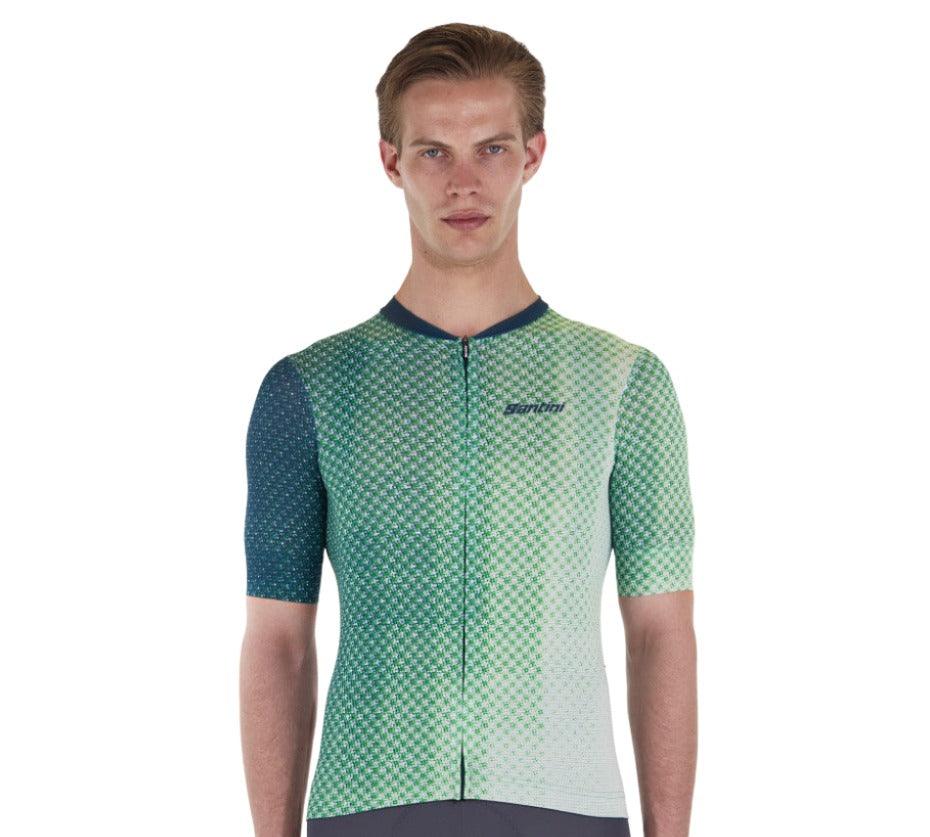 Santini Paws Form Men's Cycling Jersey (Green) | Cycling Gears Hub