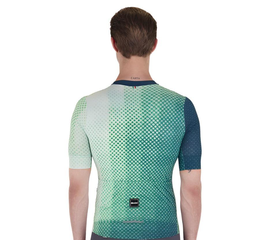 Santini Paws Form Men's Cycling Jersey (Green) | Cycling Gears Hub