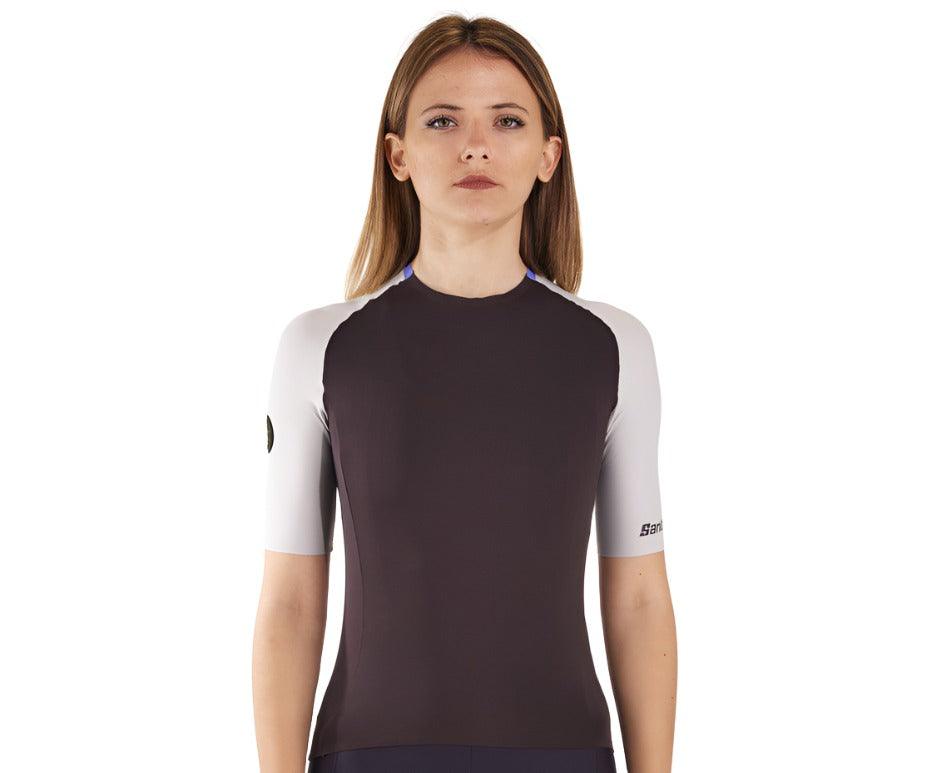 Santini Pelle Unisex Cycling Jersey (Brown) | Cycling Gears Hub