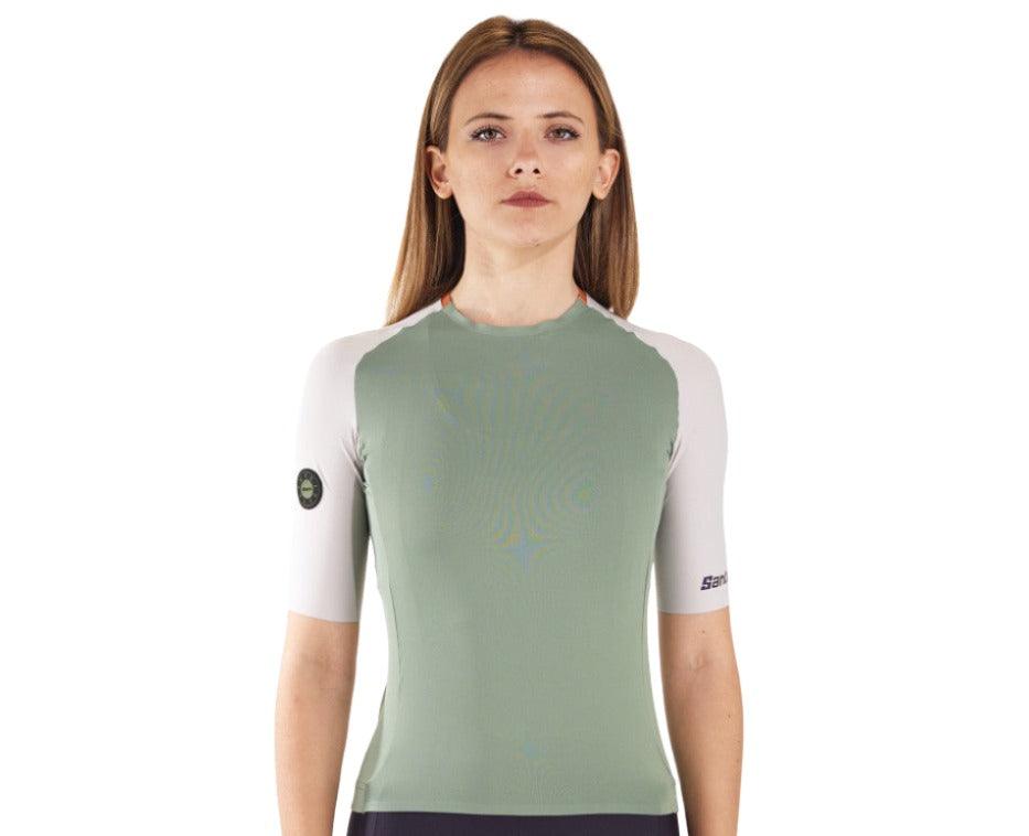 Santini Pelle Unisex Cycling Jersey (Green) | Cycling Gears Hub