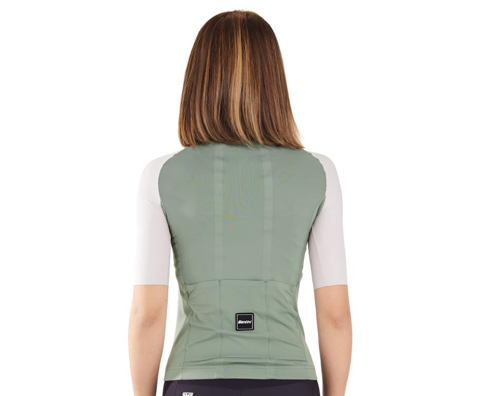 Santini Pelle Unisex Cycling Jersey (Green) | Cycling Gears Hub