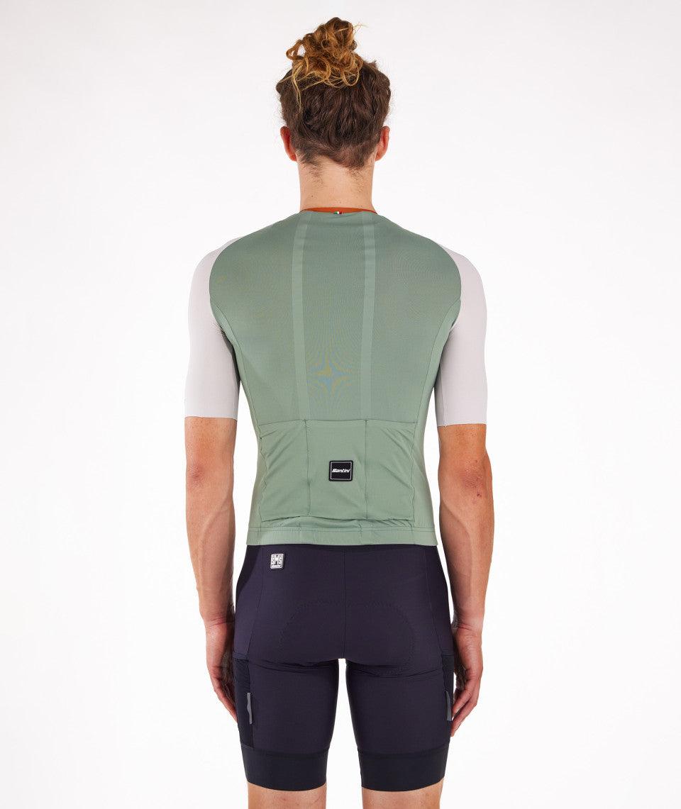 Santini Pelle Unisex Cycling Jersey (Green) | Cycling Gears Hub