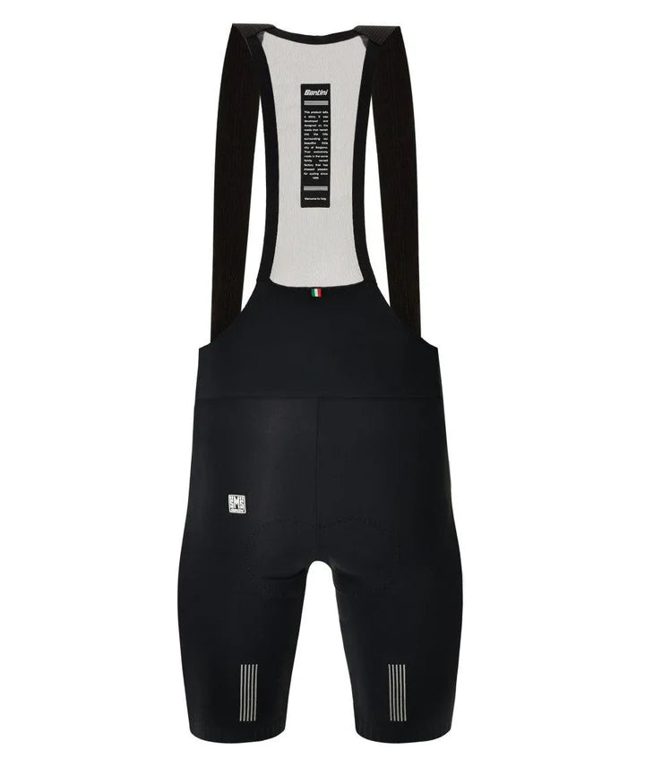 SANTINI PLUSH BIBSHORTS-BLACK