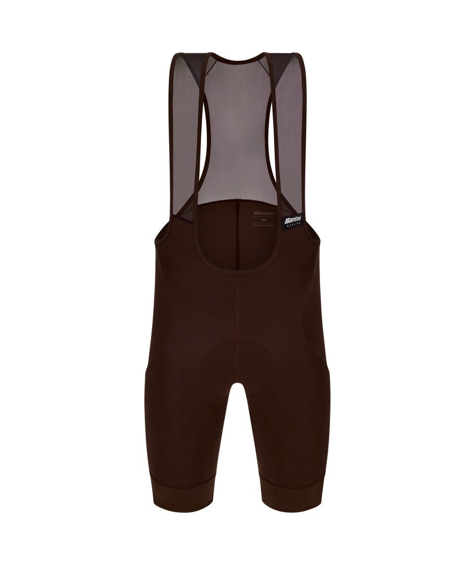 Santini Ready To Ride Men's Cycling Bibshorts (Chocolate) | Cycling Gears Hub - Cycling Gears Hub