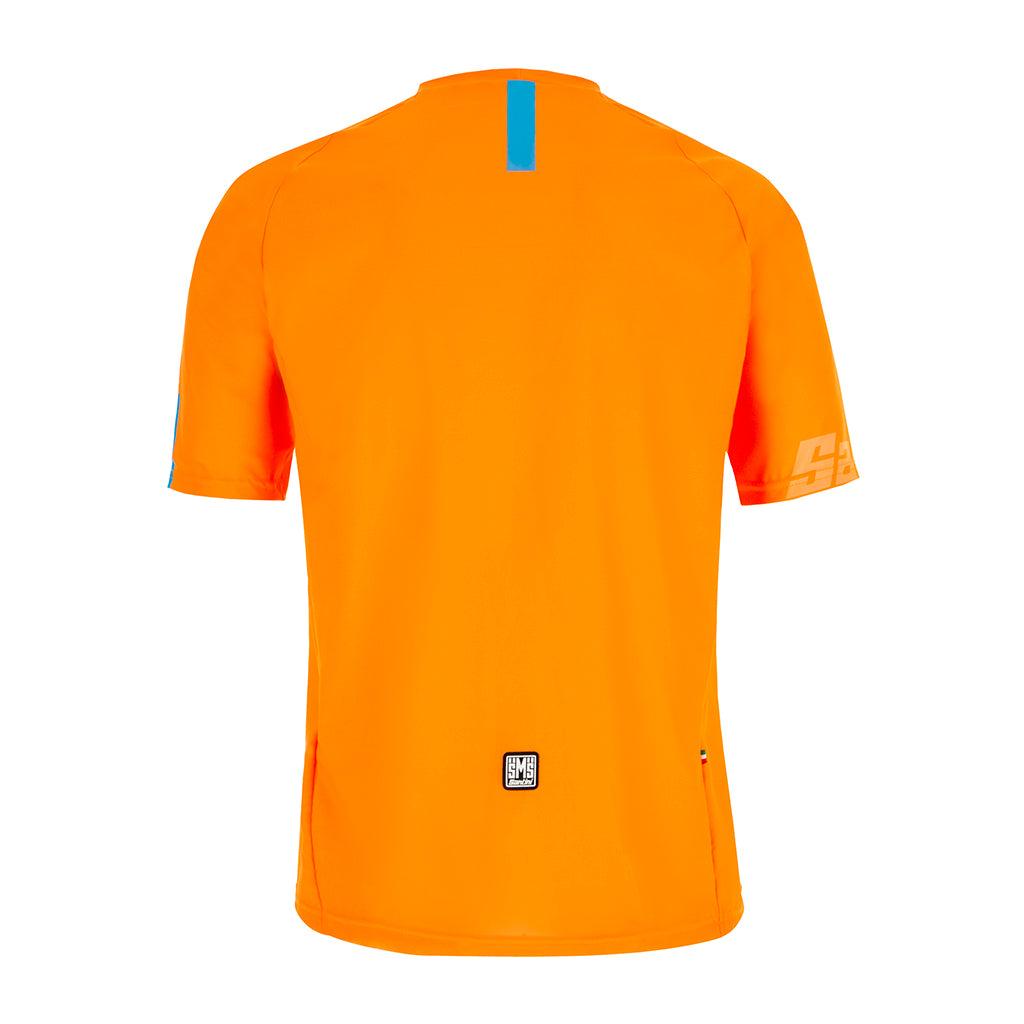 Santini Sasso MTB Mens Cycling Jersey (Flashy Orange) | Cycling Gears Hub