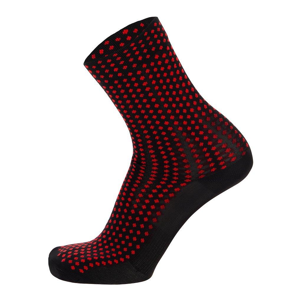 Santini Sfera Mens Cycling Socks (Red) | Cycling Gears Hub - Cycling Gears Hub
