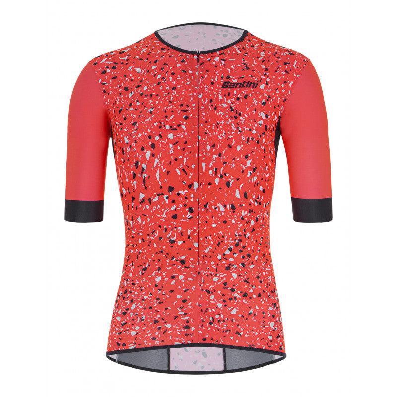 Santini Sleek Pietra Aero Mens Triathlon Jersey (Granatina) | Cycling Gears Hub