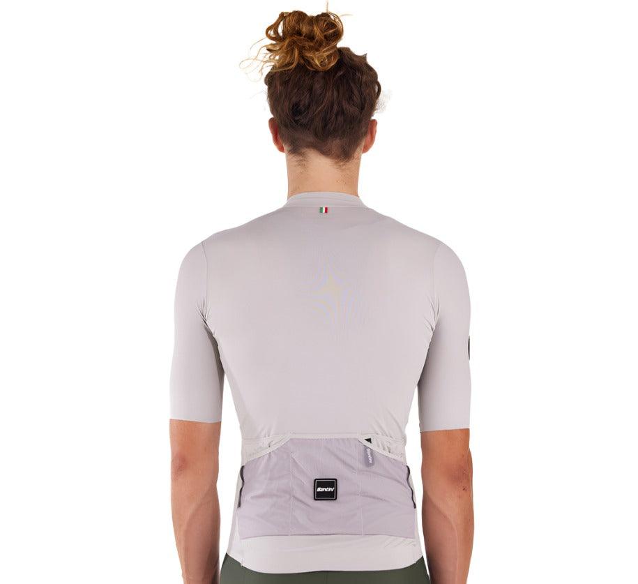 Santini Stone Unisex Cycling Jersey (Beige) | Cycling Gears Hub