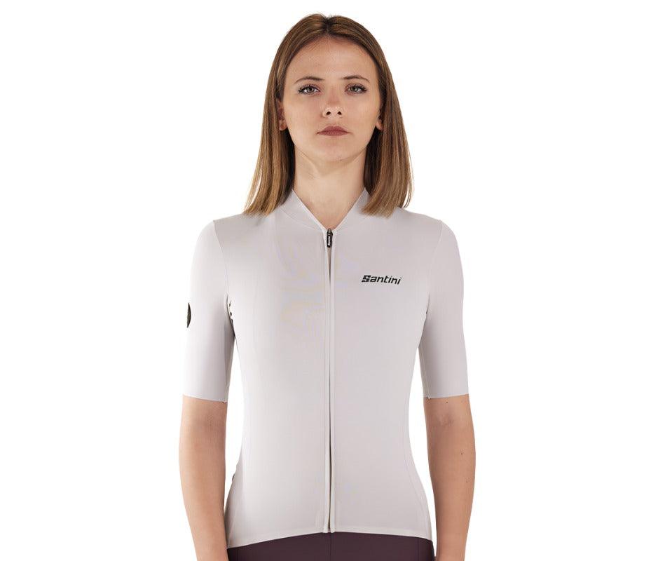 Santini Stone Unisex Cycling Jersey (Beige) | Cycling Gears Hub