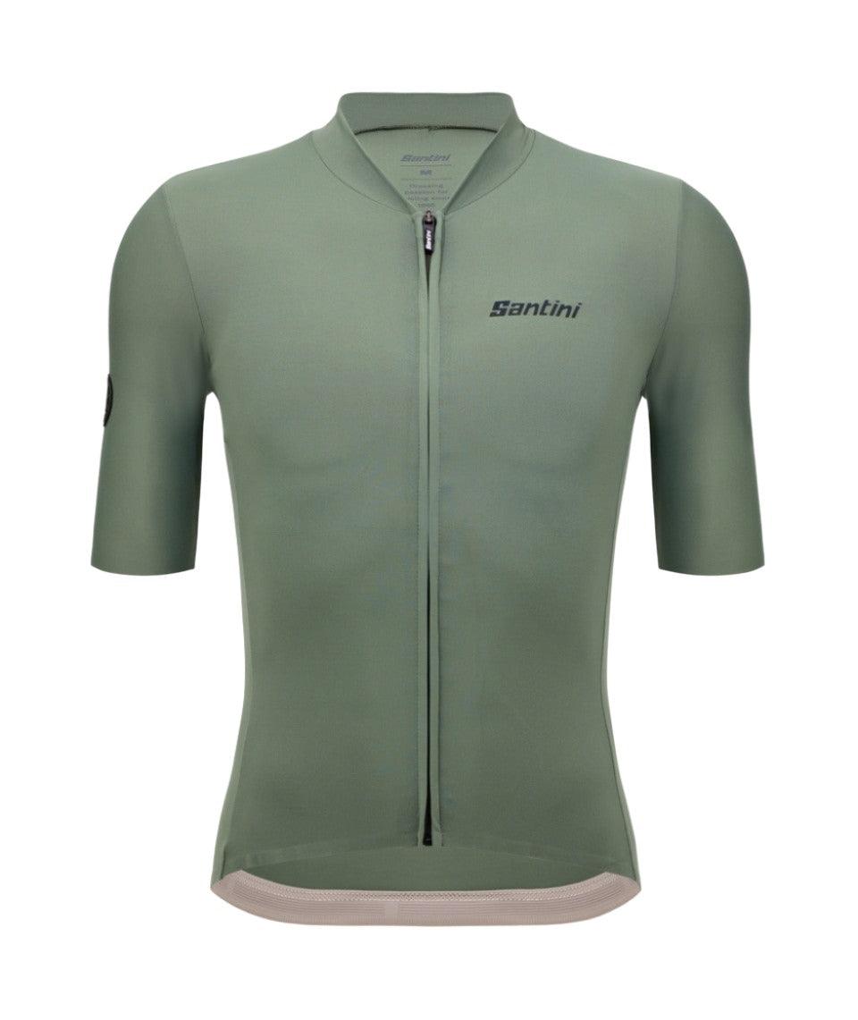 Santini Stone Unisex Cycling Jersey (Green) | Cycling Gears Hub