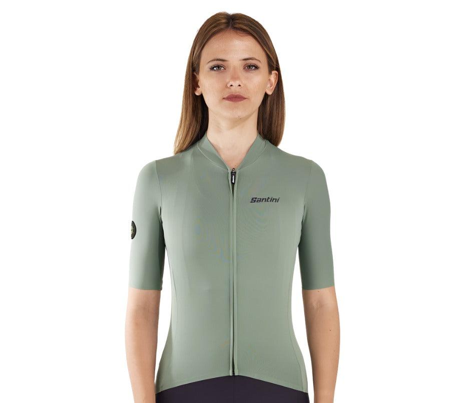 Santini Stone Unisex Cycling Jersey (Green) | Cycling Gears Hub
