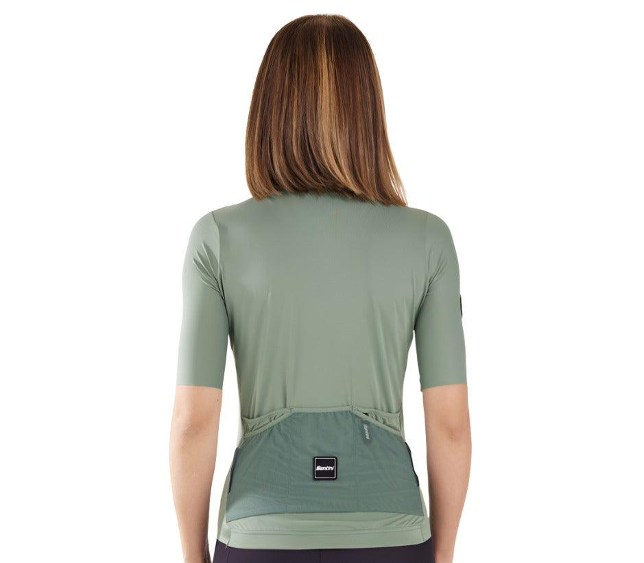Santini Stone Unisex Cycling Jersey (Green) | Cycling Gears Hub