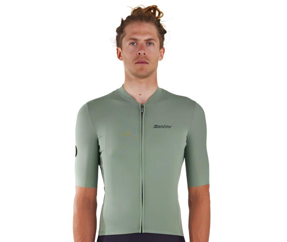 Santini Stone Unisex Cycling Jersey (Green) | Cycling Gears Hub