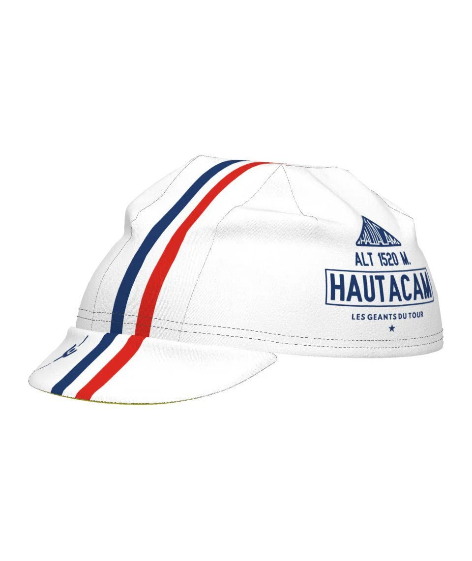 Santini TDF Maillot Jaune Hautacam Cycling Cap – Breathable Cotton Tribute to Tour de France Climbs - Cycling Gears Hub