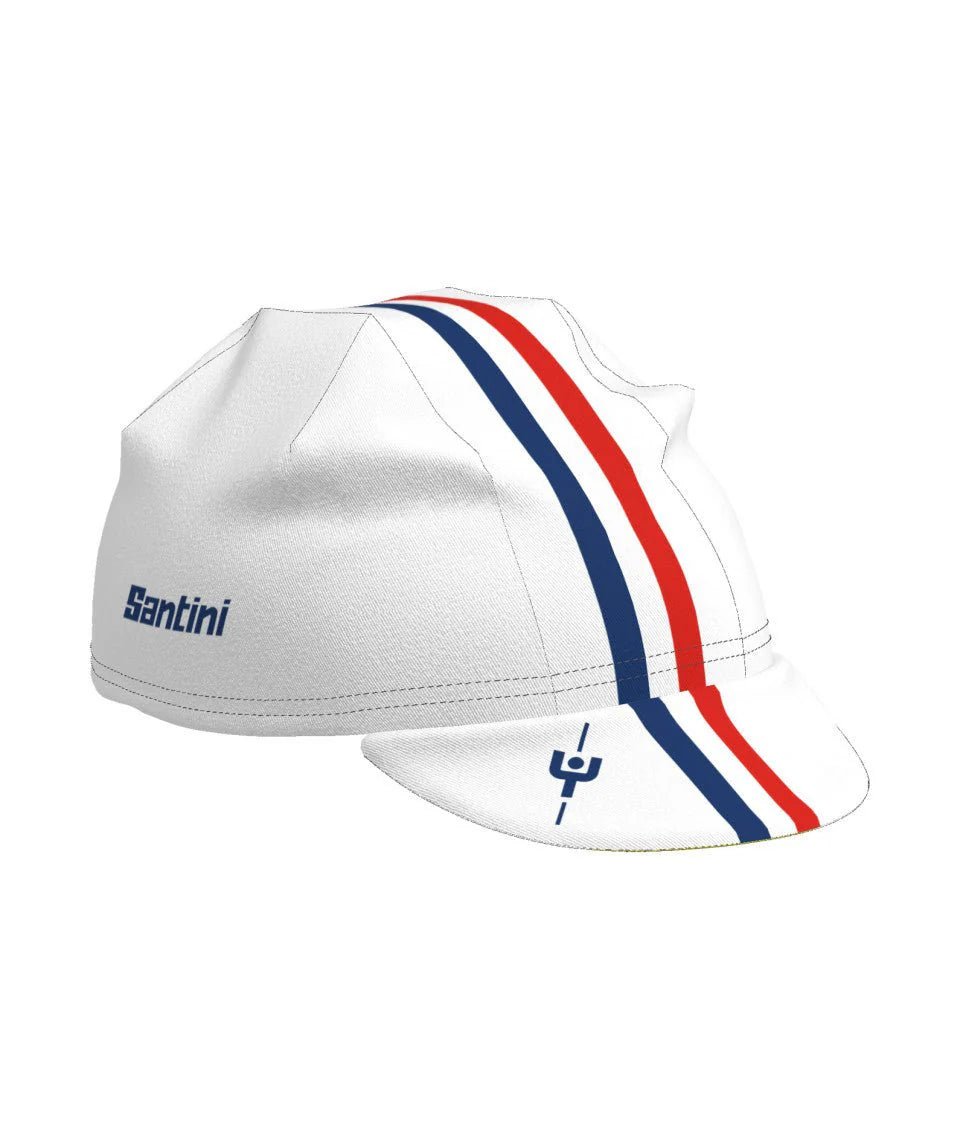 Santini TDF Maillot Jaune Hautacam Cycling Cap – Breathable Cotton Tribute to Tour de France Climbs - Cycling Gears Hub