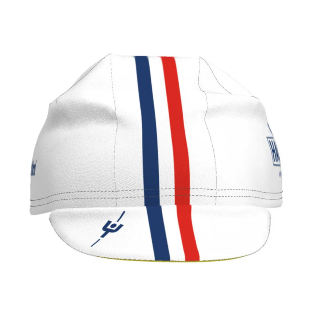 Santini TDF Maillot Jaune Hautacam Cycling Cap – Breathable Cotton Tribute to Tour de France Climbs - Cycling Gears Hub