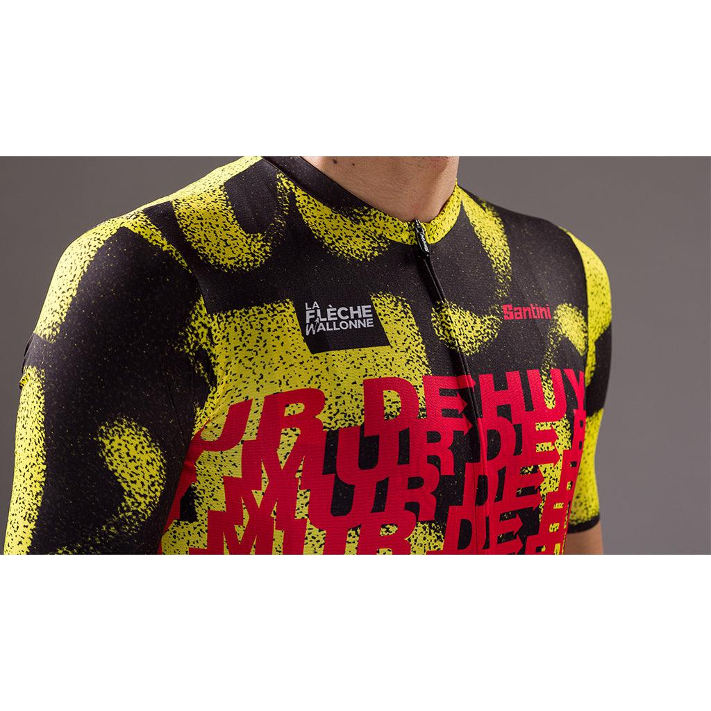Santini TDF Mur De Huy Men's Cycling Jersey (Print) | Cycling Gears Hub