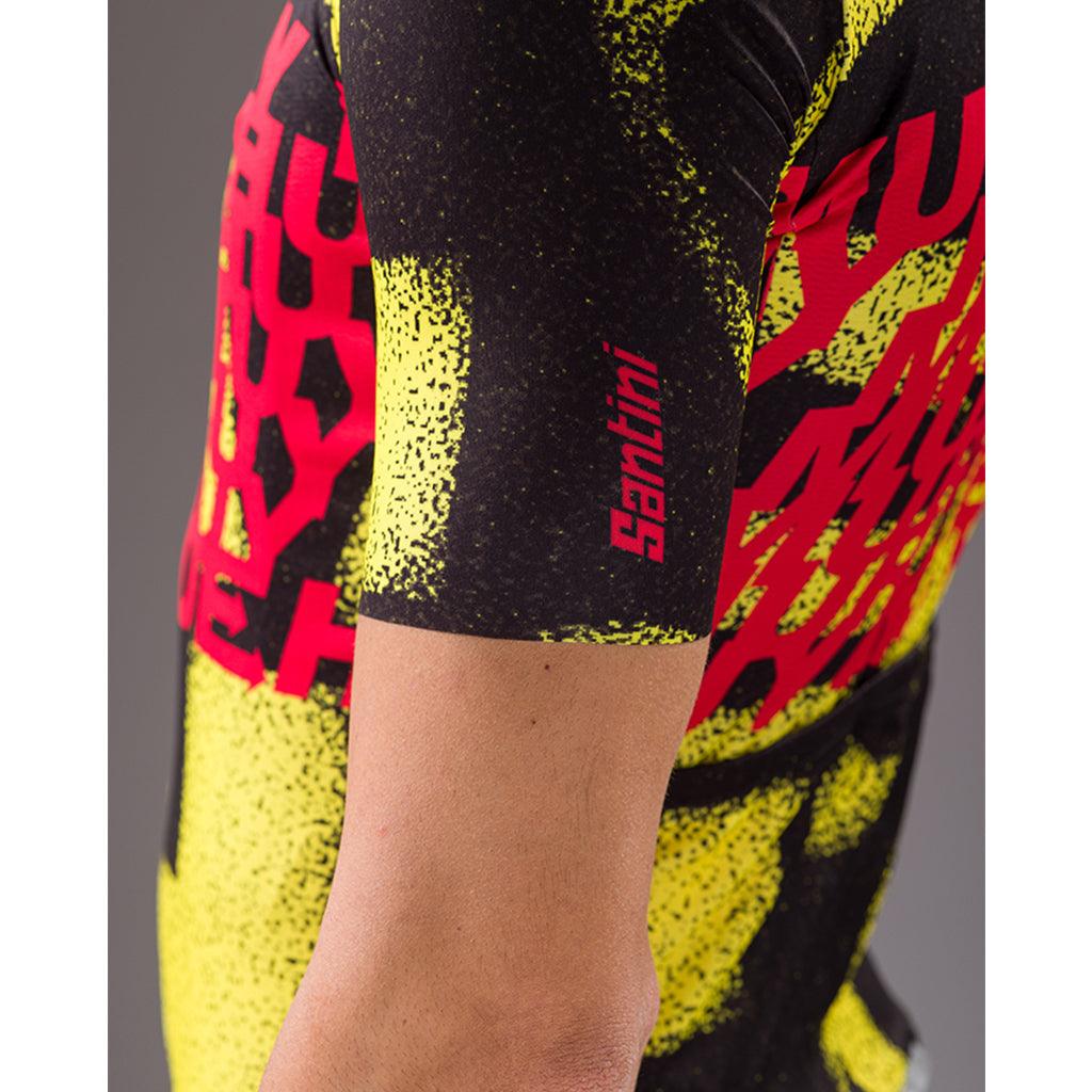 Santini TDF Mur De Huy Men's Cycling Jersey (Print) | Cycling Gears Hub