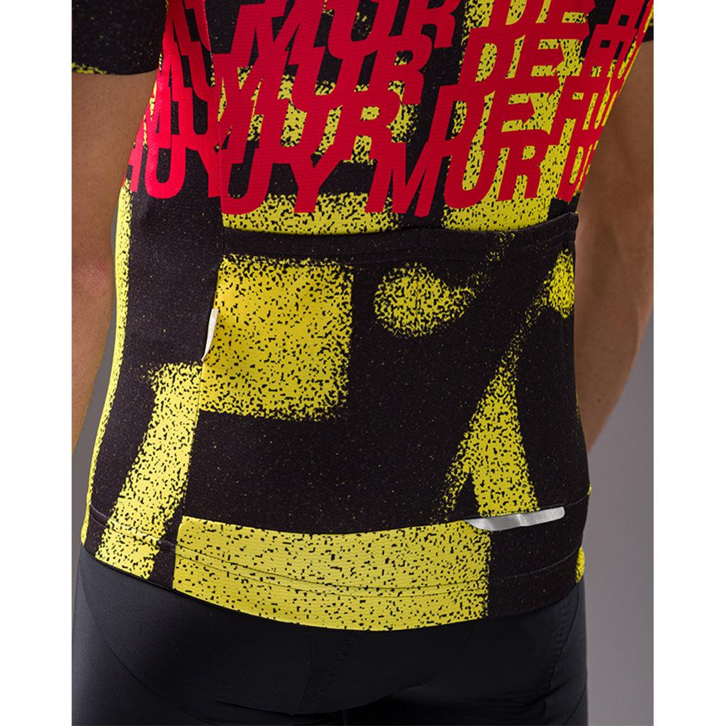 Santini TDF Mur De Huy Men's Cycling Jersey (Print) | Cycling Gears Hub