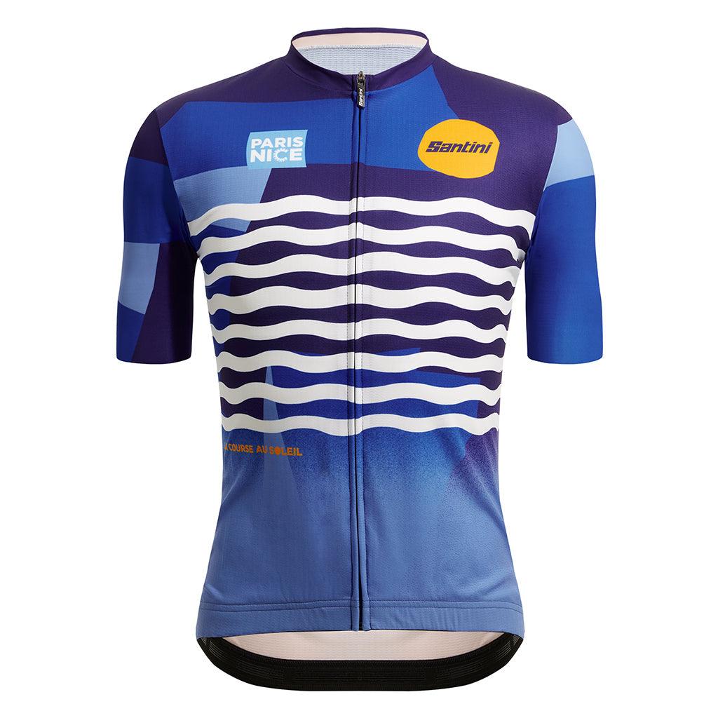 Santini TDF Paris Nice Mens Cycling Jersey (Print) | Cycling Gears Hub