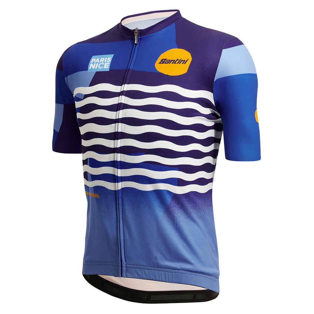 Santini TDF Paris Nice Mens Cycling Jersey (Print) | Cycling Gears Hub