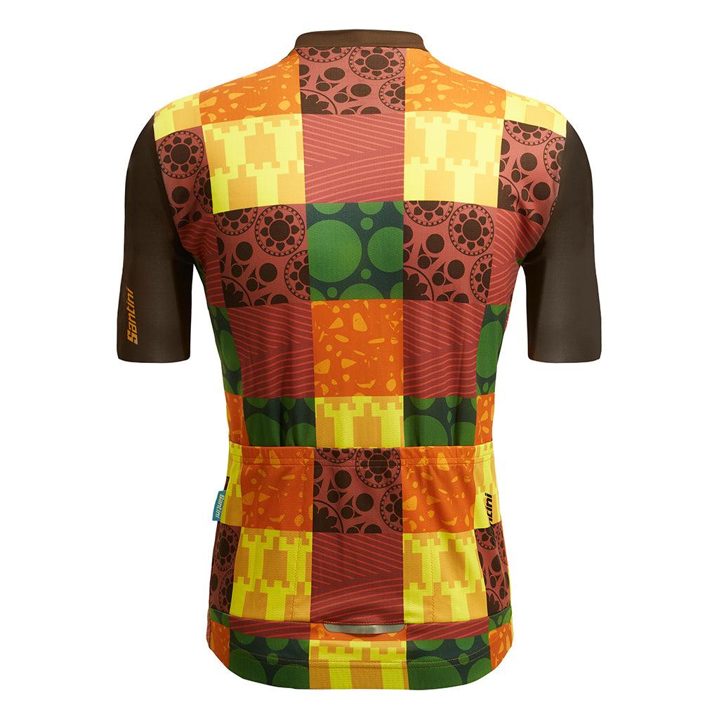 Santini TDF Paris Tours Mens Cycling Jersey (Print) | Cycling Gears Hub