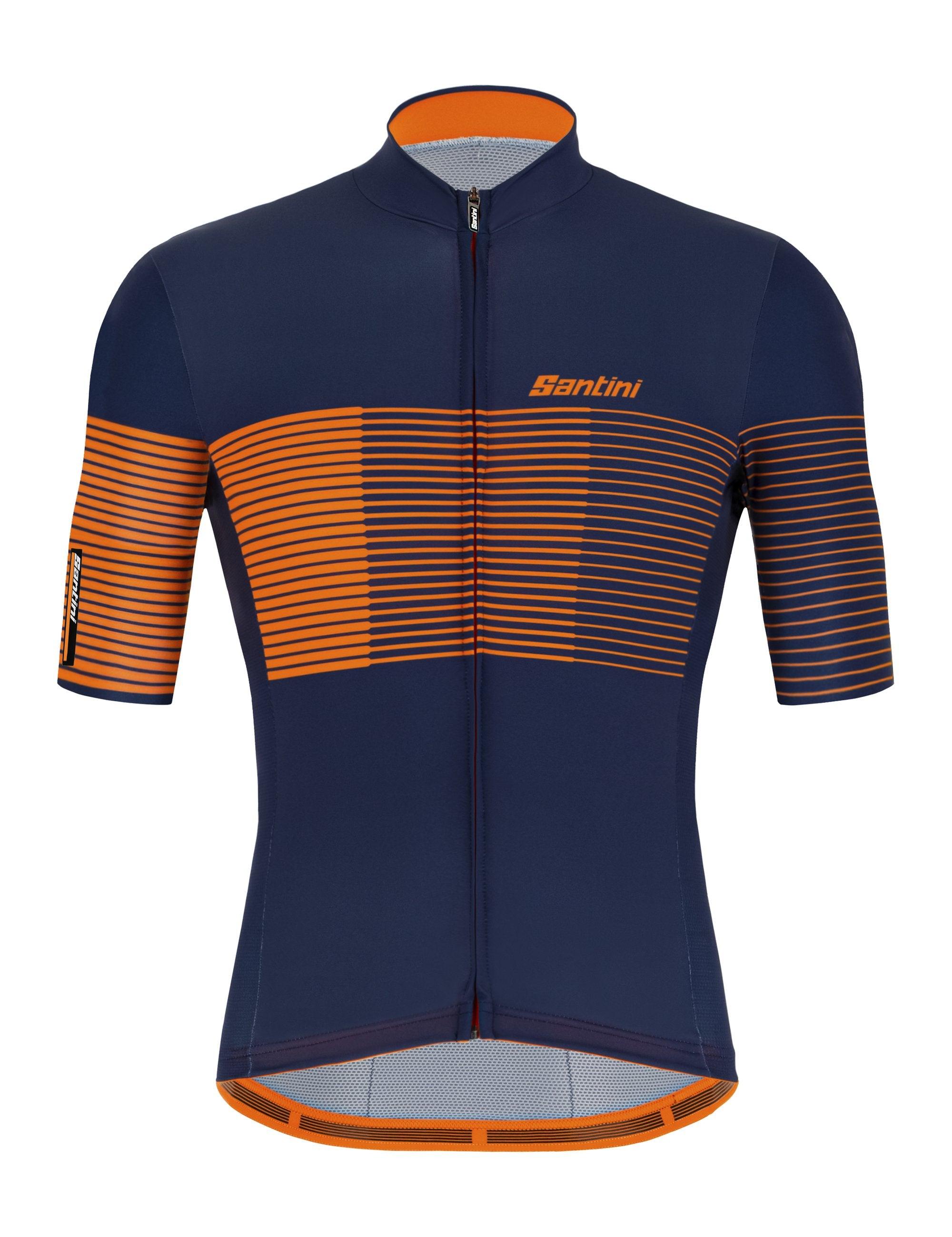 Santini Tono Freccia Mens Cycling Jersey (Blue) | Cycling Gears Hub