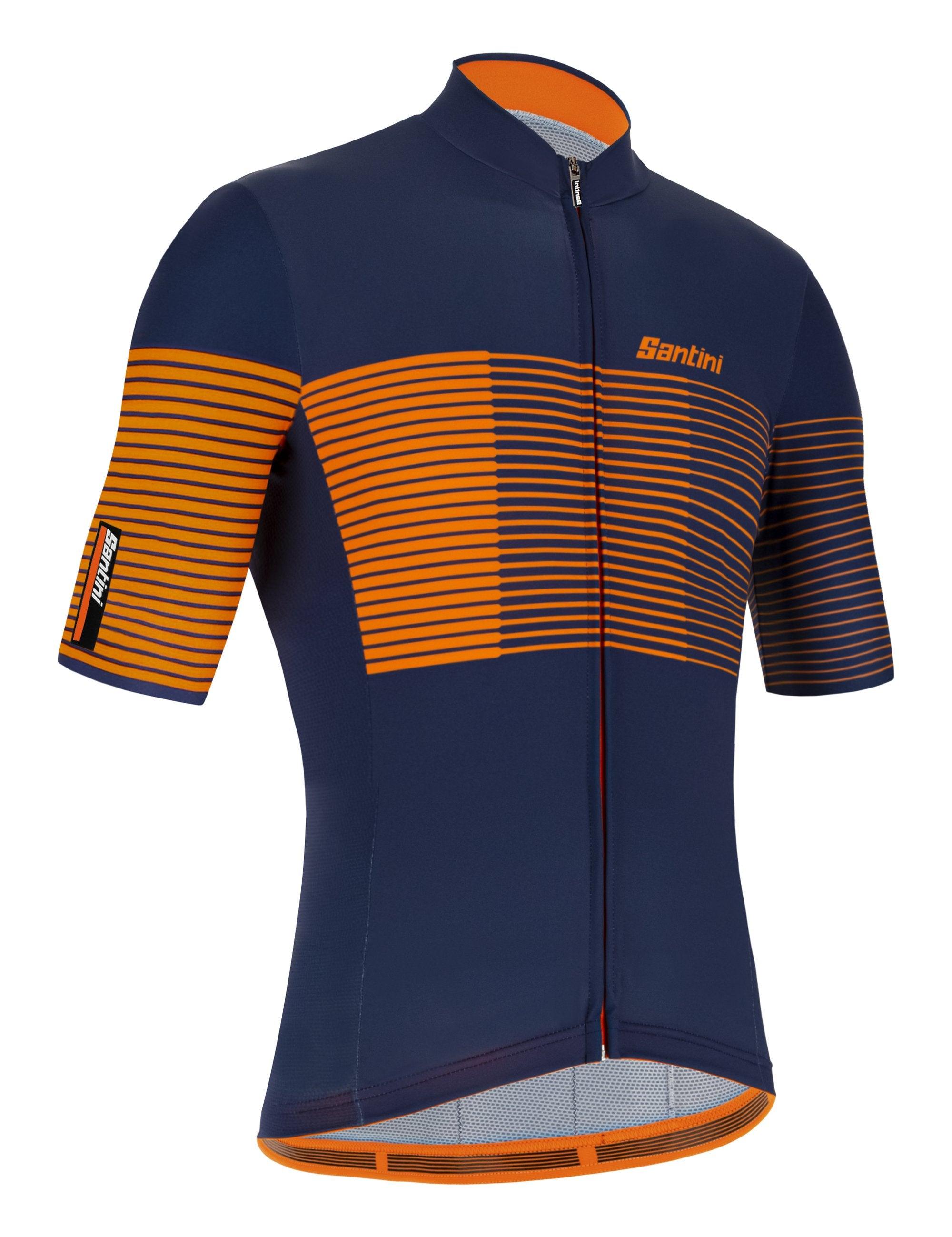 Santini Tono Freccia Mens Cycling Jersey (Blue) | Cycling Gears Hub