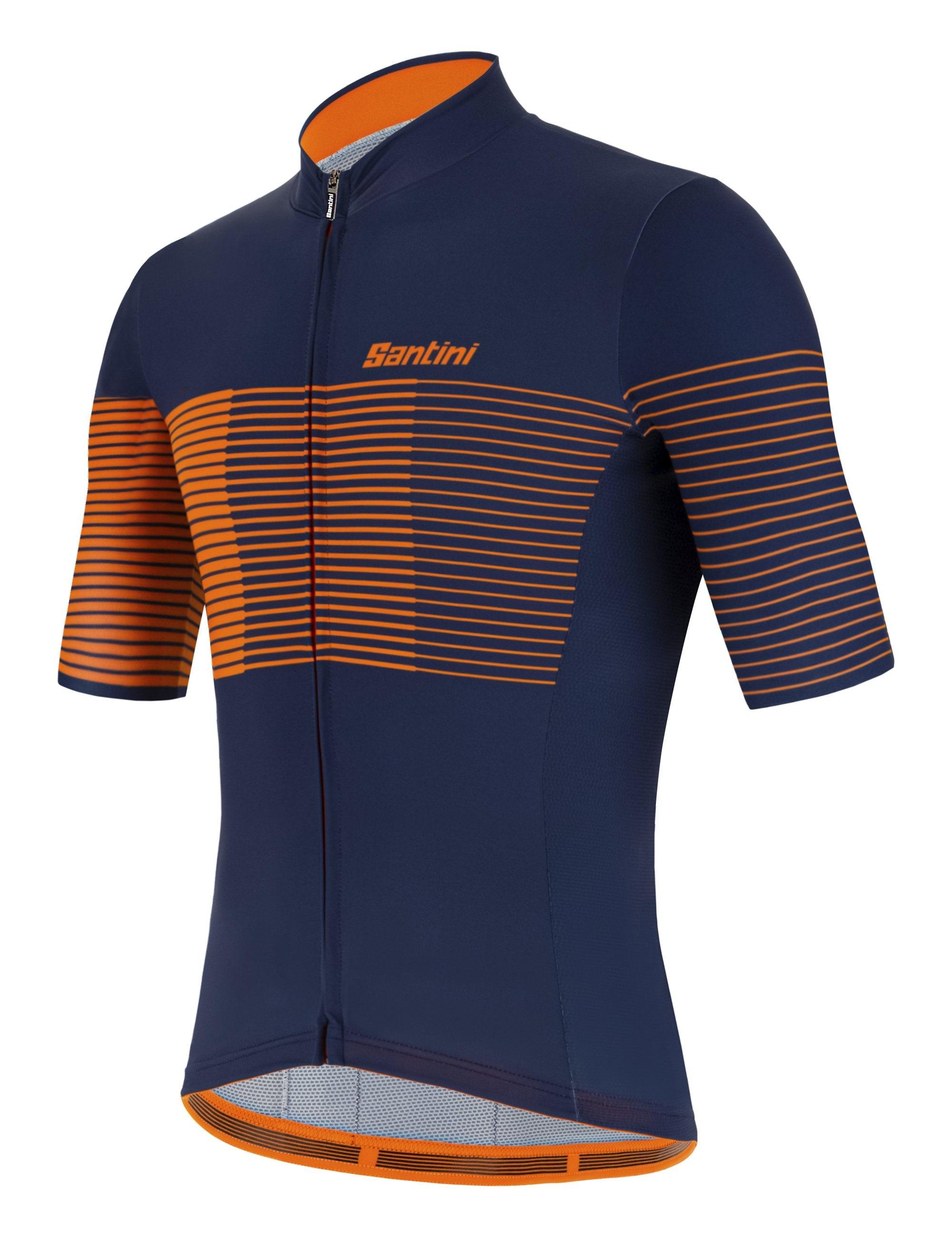Santini Tono Freccia Mens Cycling Jersey (Blue) | Cycling Gears Hub
