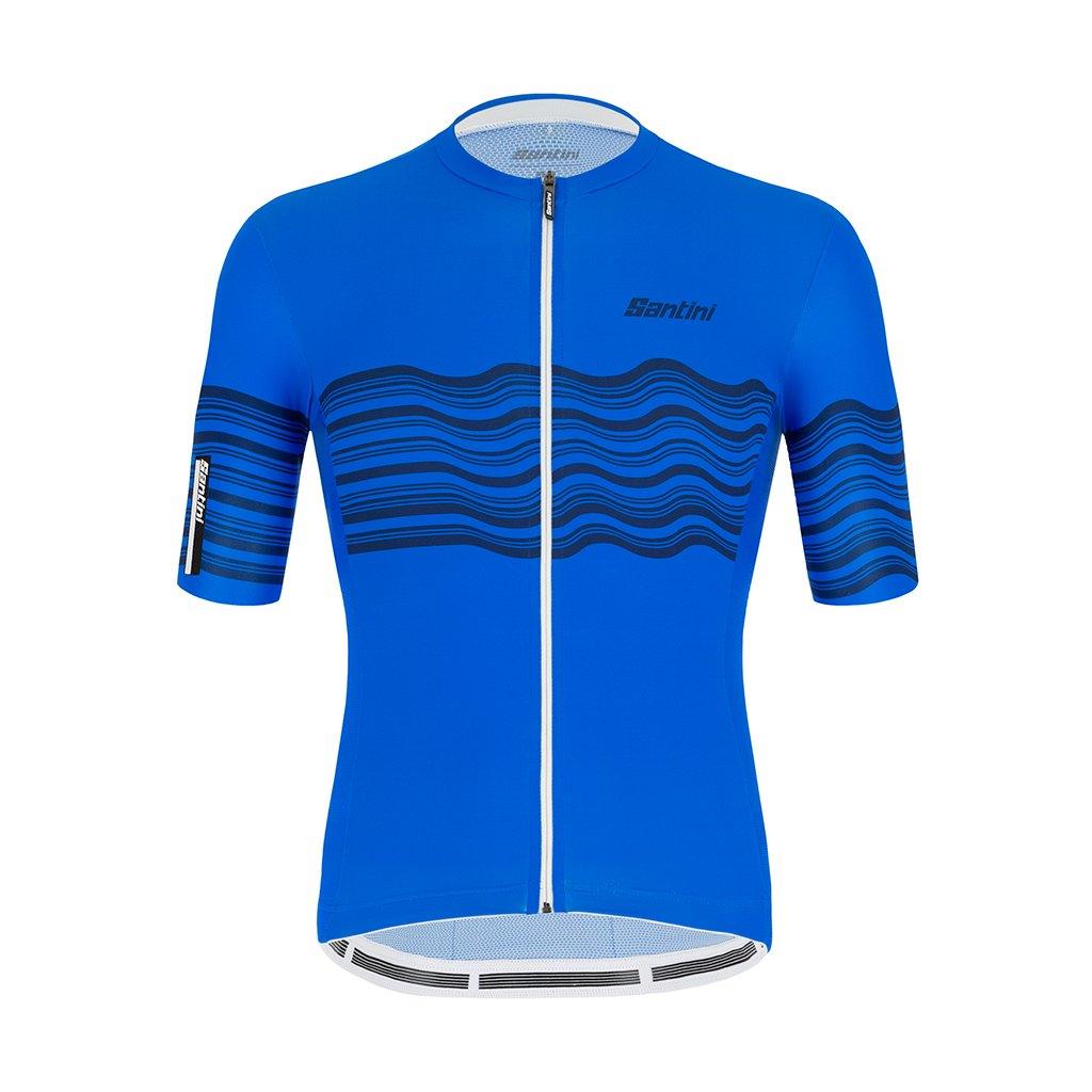 Santini Tono Profilo Mens Cycling Jersey (Royal Blue) | Cycling Gears Hub