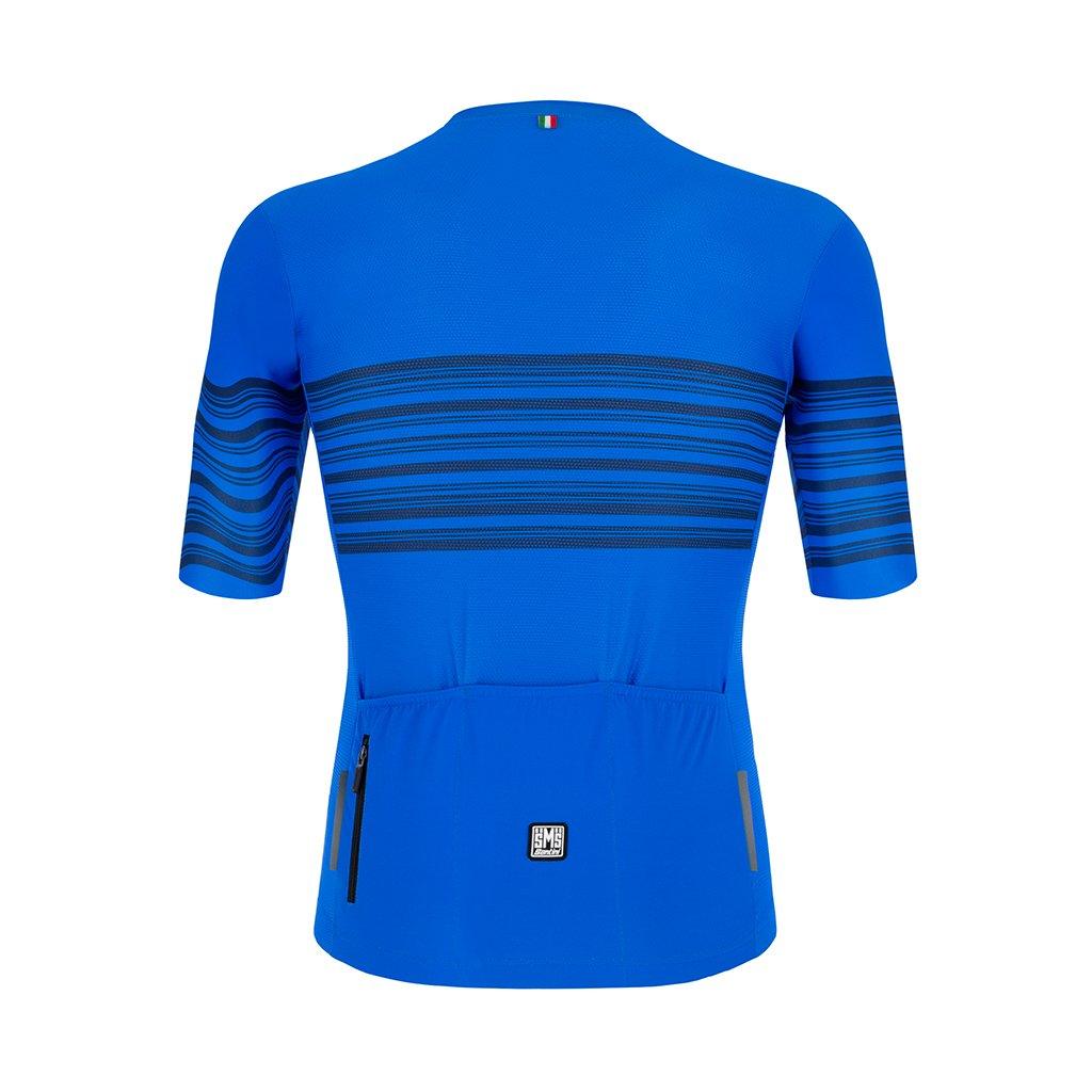 Santini Tono Profilo Mens Cycling Jersey (Royal Blue) | Cycling Gears Hub