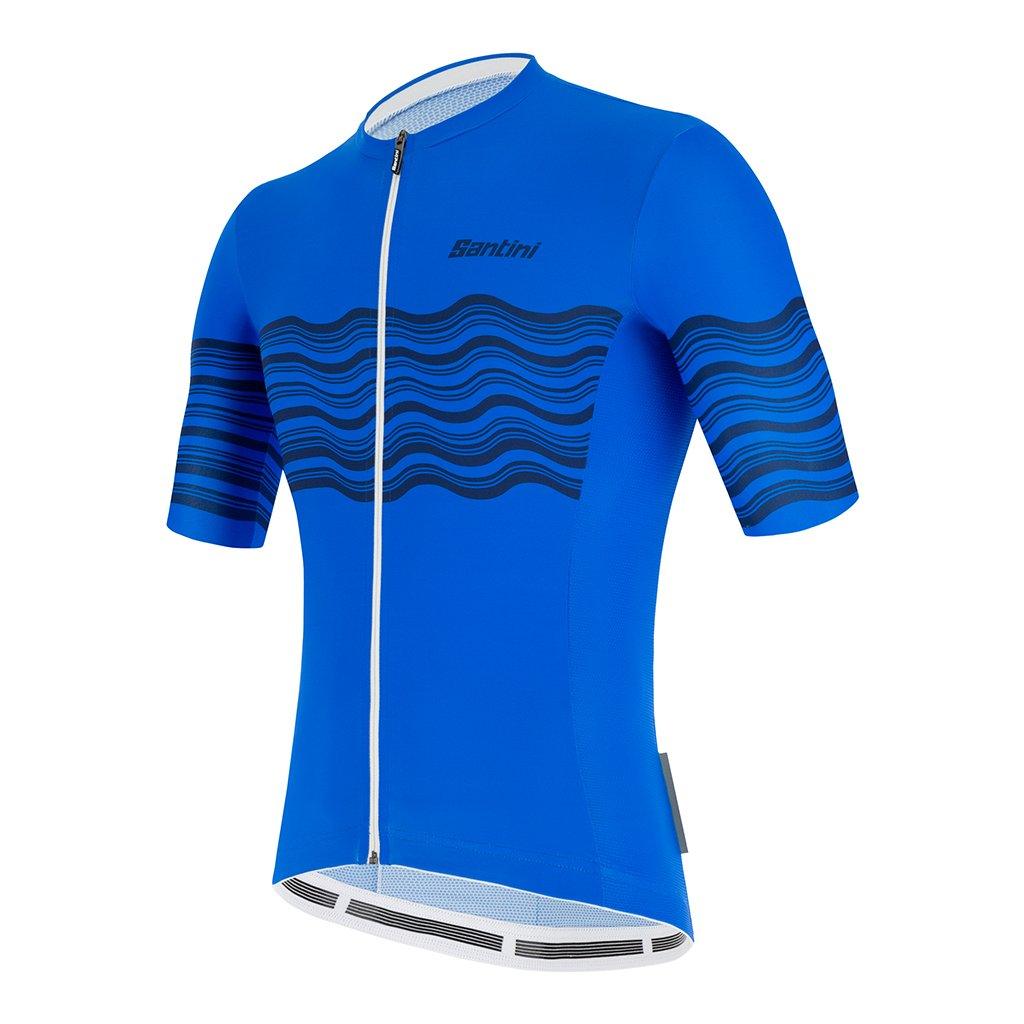 Santini Tono Profilo Mens Cycling Jersey (Royal Blue) | Cycling Gears Hub