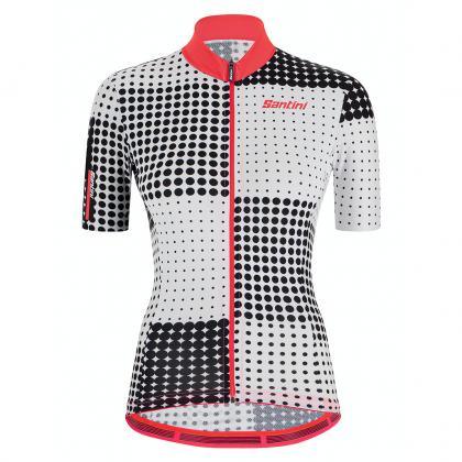 Santini Tono Sfera Women's Cycling Jersey (Black) | Cycling Gears Hub