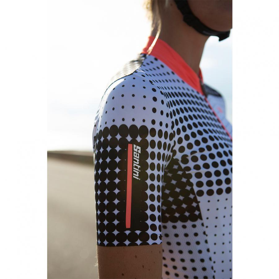 Santini Tono Sfera Women's Cycling Jersey (Black) | Cycling Gears Hub