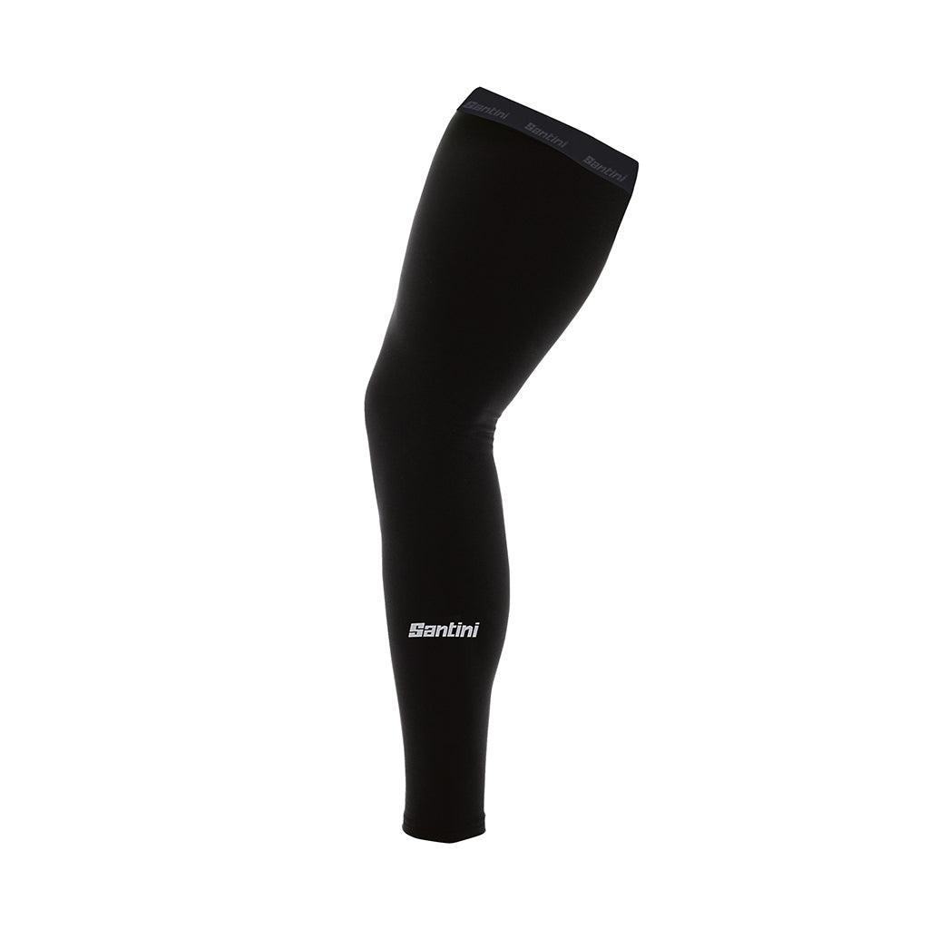 Santini Totum Leg Warmers (Black) | Cycling Gears Hub - Cycling Gears Hub