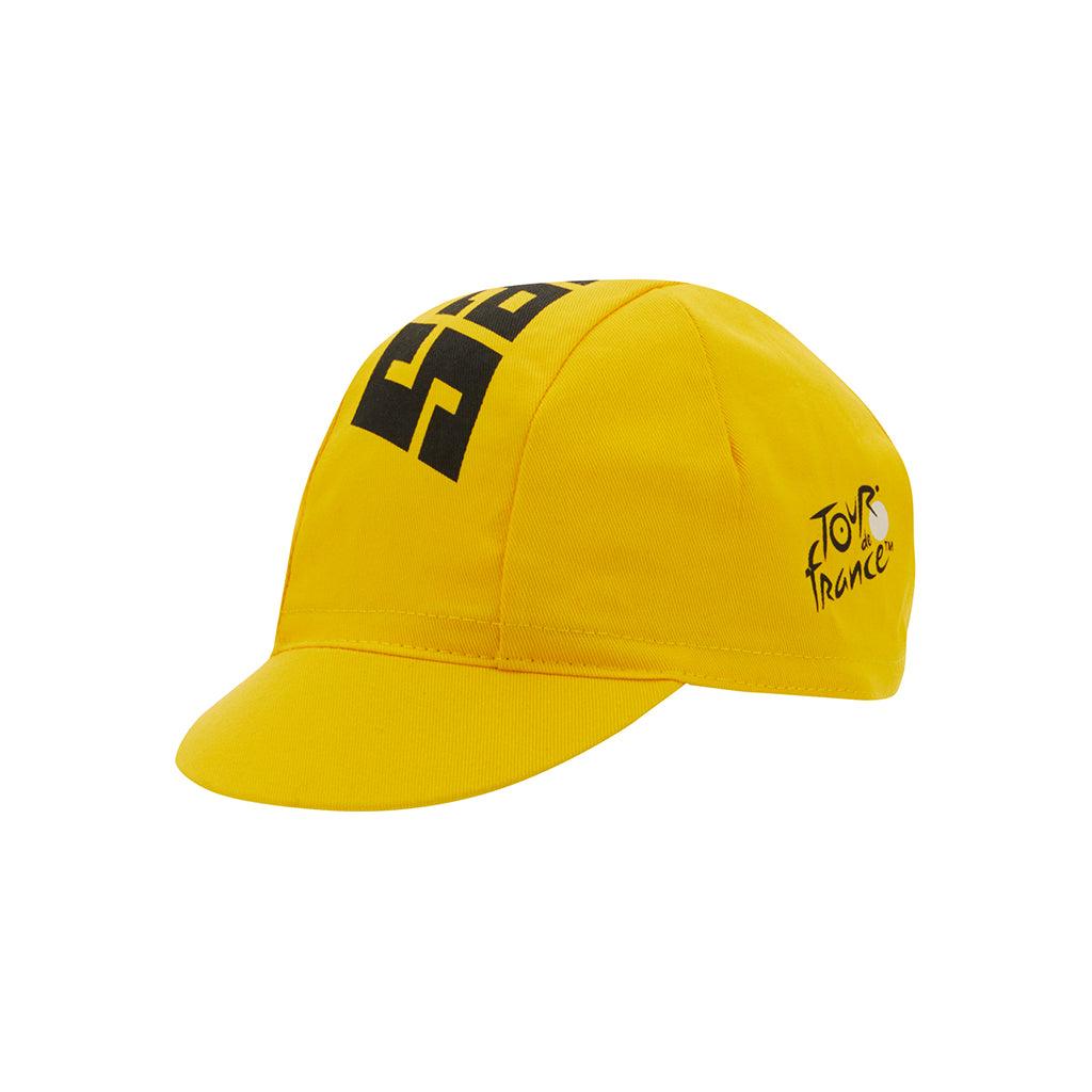 Santini Tour De France Cycling Cap (Yellow) | Cycling Gears Hub