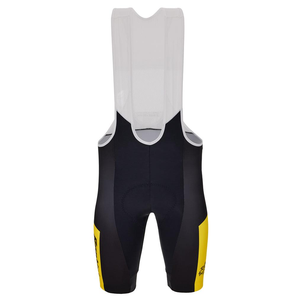 Santini Tour De France Leader Men's Cycling Bibhsorts (Black/Yellow) | Cycling Gears Hub