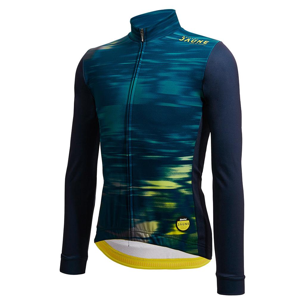 Santini Tour De France LM Jaune Mens Cycling Jersey (Print) | Cycling Gears Hub