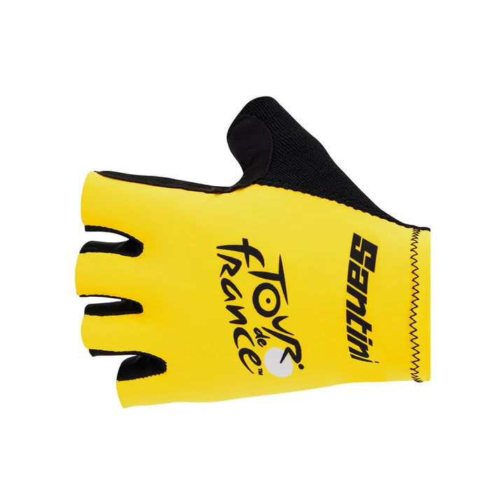SANTINI TDF GC LEADER GLOVES-YELLOW