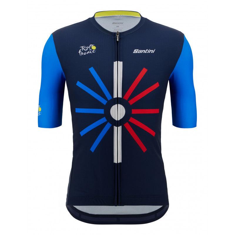 Santini Tour De France Trionfo Mens Cycling Jersey (Print) | Cycling Gears Hub