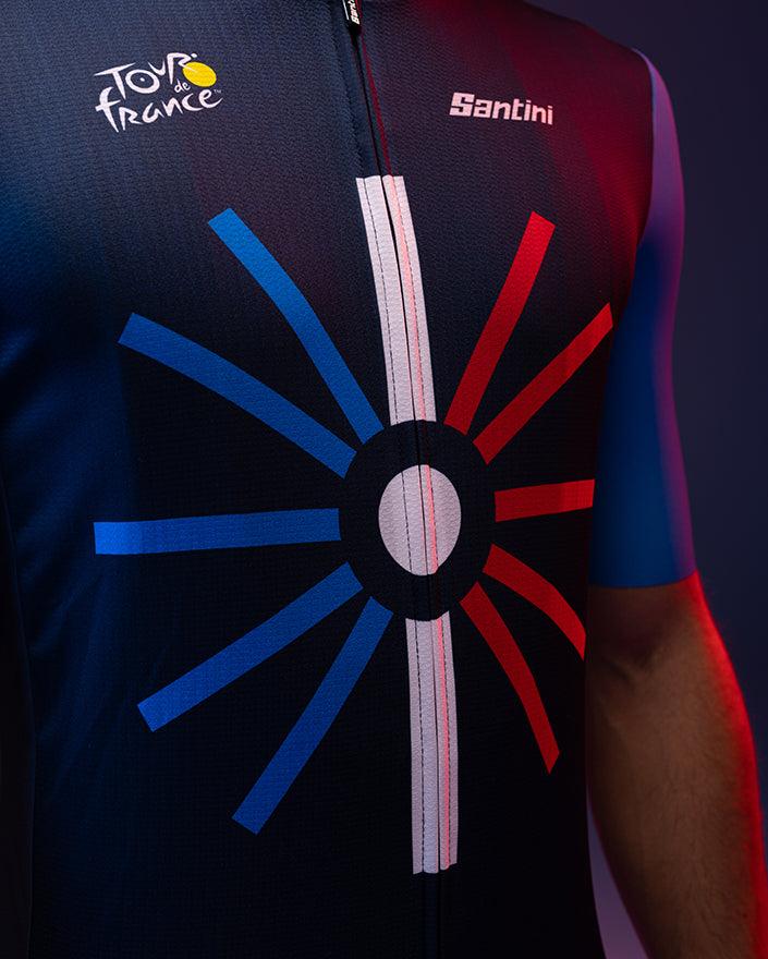 Santini Tour De France Trionfo Mens Cycling Jersey (Print) | Cycling Gears Hub