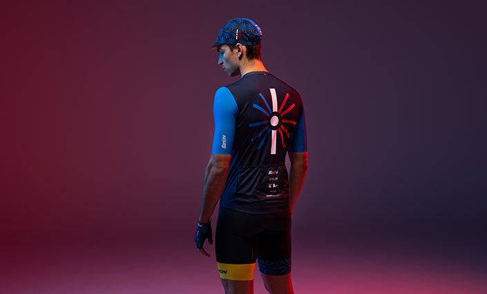 Santini Tour De France Trionfo Mens Cycling Jersey (Print) | Cycling Gears Hub