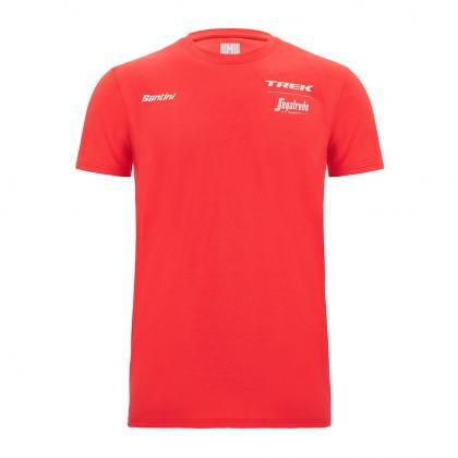 Santini Trek - Segafredo T-Shirt (Granatina) | Cycling Gears Hub - Cycling Gears Hub