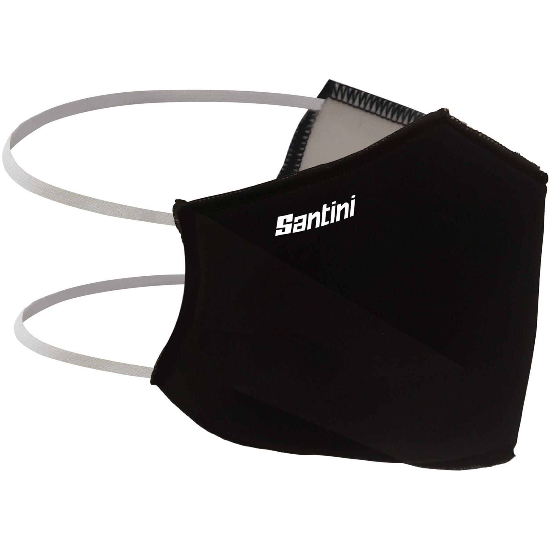 Santini UCI Anti Pollution Mask (Black) | Cycling Gears Hub
